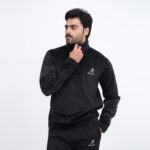 Corduroy Style Velvet Half Zip Shirt - Image 2