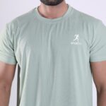 Breathable - Gym T-Shirt For Men's Aqua - Image 4