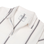 New Long Sleeved Casual High-end Polo Shirt - Off-White - Image 3