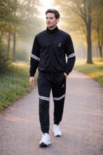 Essential Black Tracksuit – Lightweight & Durable